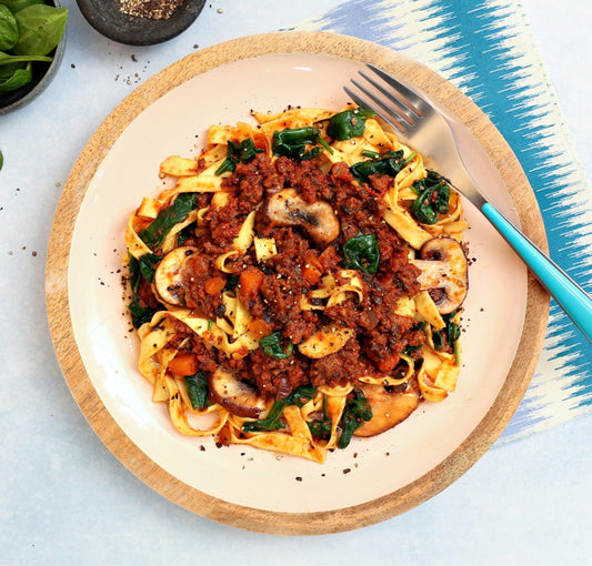 Mushroom & Spinach Bolognese Pot - Muscle Foods